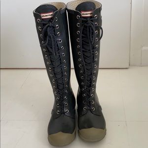 Hunter Watling Tall Lace Up Rain Boot